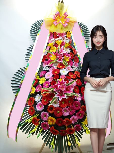 루클라비 3단화환 고급형